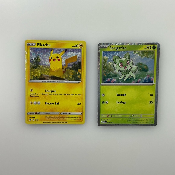 NEW RARE ! 2 Pack McDonald's Holographic Pokmon Cards